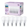 Philips Classic 6er Set LED E14 4,9 Watt 2700 Kelvin 470 Lumen