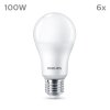 Philips Classic 6er Set LED E27 13 Watt 2700 Kelvin 1521 Lumen