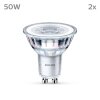 Philips Classic 2er Set LED GU10 4,6 Watt 4000 Kelvin 390 Lumen