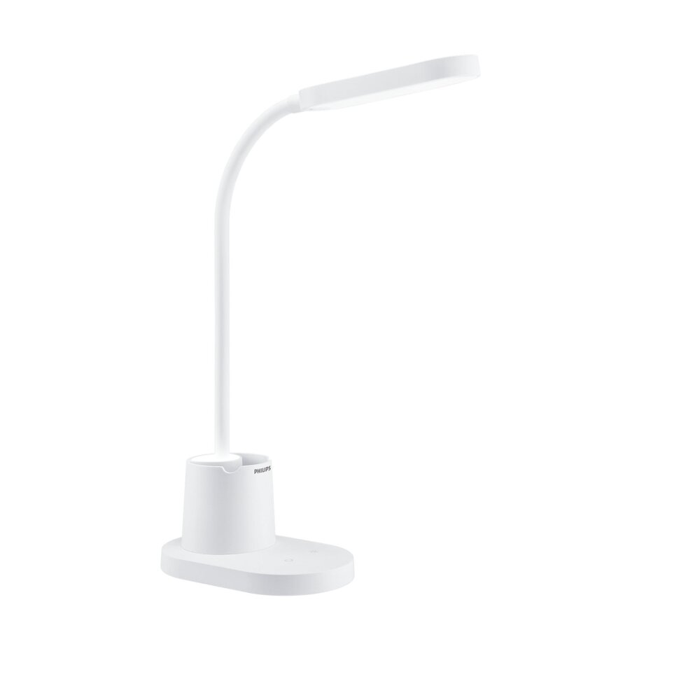 Philips Bucket Tischleuchte LED Weiß, 1-flammig main product photo