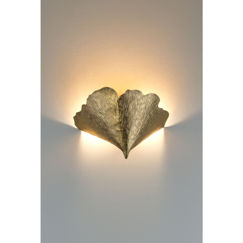 Holländer GINGKO Wandleuchte Gold, 2-flammig main product photo