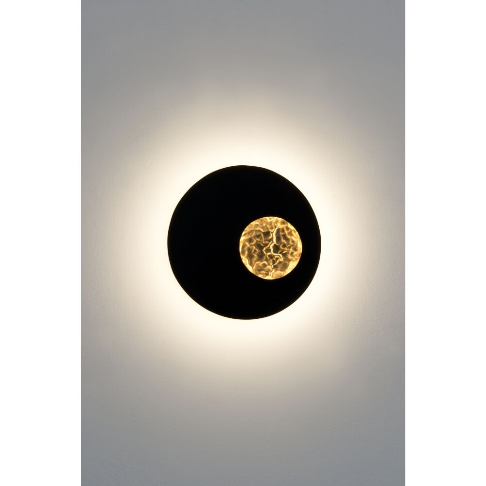 Holländer LUNA Wandleuchte LED Braun, Gold, Schwarz, 2-flammig main product photo