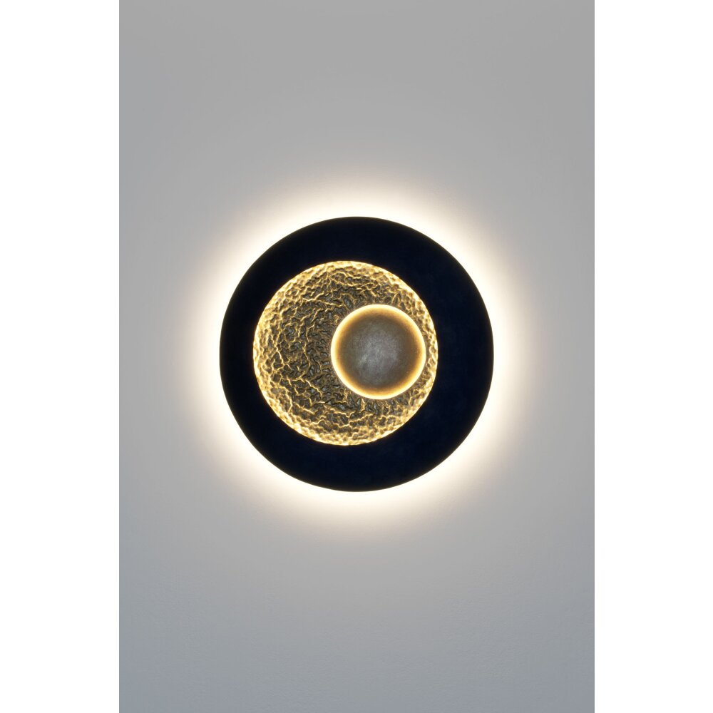 Holländer URANO Wandleuchte LED Braun, Gold, Schwarz, 3-flammig main product photo