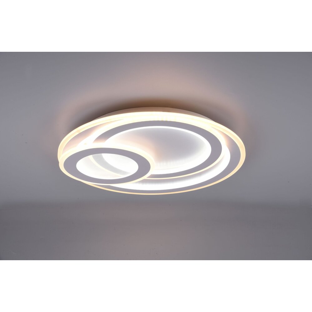 Trio Mita Deckenleuchte LED Weiß, 1-flammig, Fernbedienung main product photo