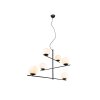Trio Pure Pendelleuchte Schwarz, 6-flammig