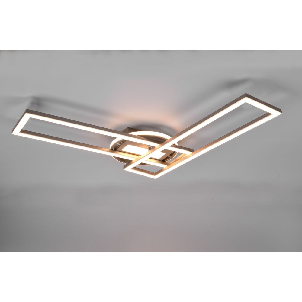 Reality Twister Deckenleuchte LED Nickel-Matt, 1-flammig, Fernbedienung main product photo