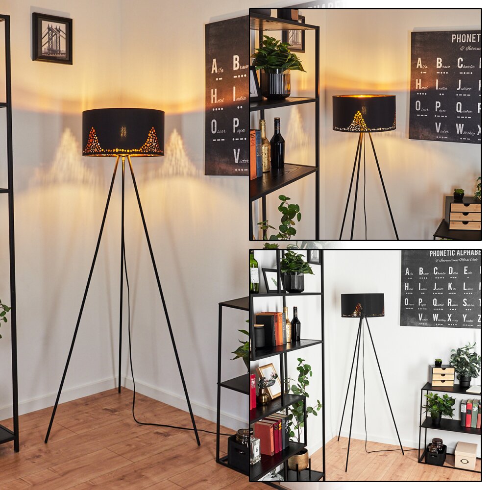 Marbach Stehleuchte Schwarz, 1-flammig main product photo