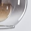Koyoto Deckenleuchte Glas 20 cm Klar, Rauchfarben, 3-flammig