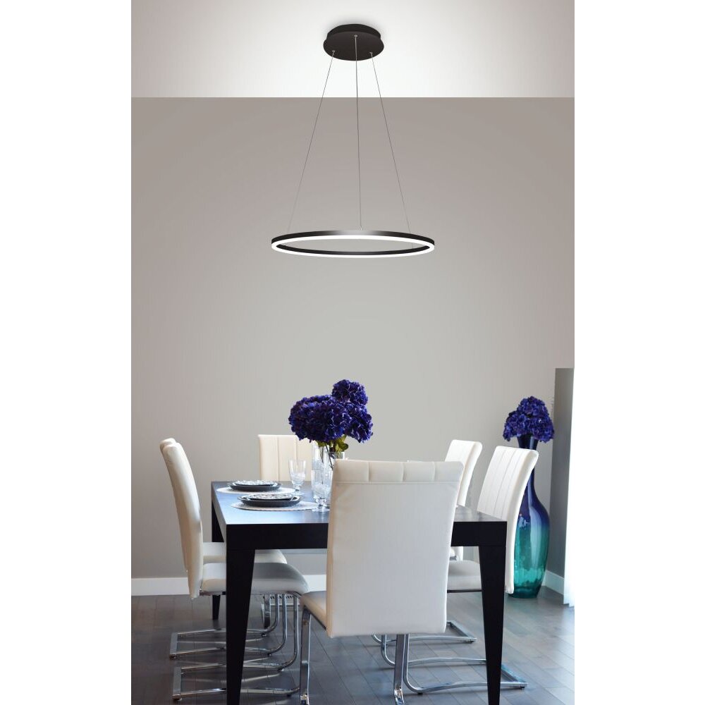 Fabas Luce Giotto Pendelleuchte LED Schwarz, 1-flammig main product photo