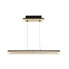 Luce Design Solaris Pendelleuchte LED Gold, Schwarz, 1-flammig