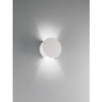 Luce Design Leiron Wandleuchte mit handelsüblichen Farben bemalbar, Weiß, 1-flammig