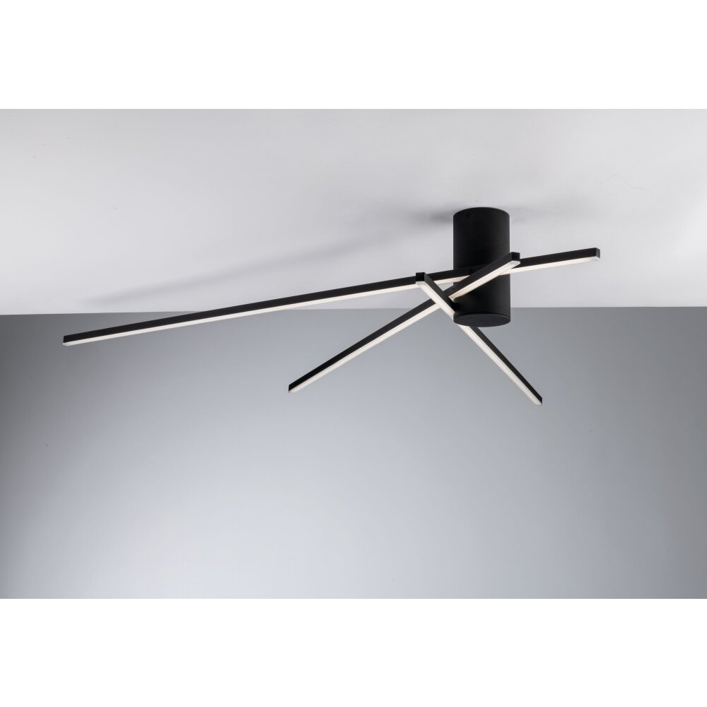Luce Design Shanghai Deckenleuchte LED Schwarz, 3-flammig main product photo