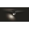 Philips Hue Buckram Deckenleuchte LED Schwarz, 1-flammig