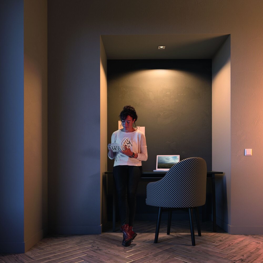 Philips Hue Milliskin Einbauleuchte LED Weiß, 1-flammig main product photo
