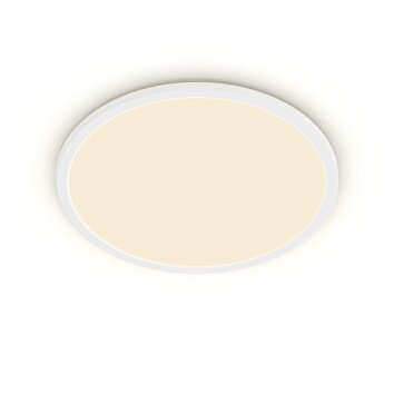 Philips Superslim CL550 Deckenpanel LED Weiß, 1-flammig