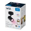 Philips WiZ IMAGEO Deckenleuchte LED Schwarz, 1-flammig, Farbwechsler