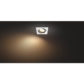 Philips Hue Centura Einbauleuchte LED Weiß, 1-flammig, Farbwechsler