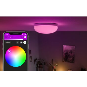 Philips Hue Flourish Deckenlampe LED Weiß, 1-flammig, Farbwechsler