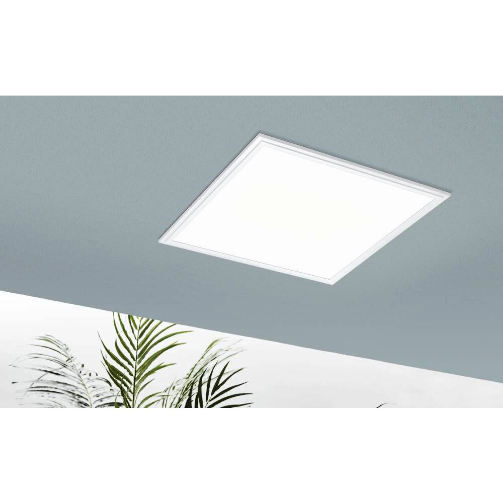 Eglo SALOBRENA-C Deckenpanel LED Weiß, 1-flammig, Fernbedienung, Farbwechsler main product photo