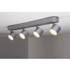 Philips STAR Aufbauspot LED Aluminium, Edelstahl, 4-flammig