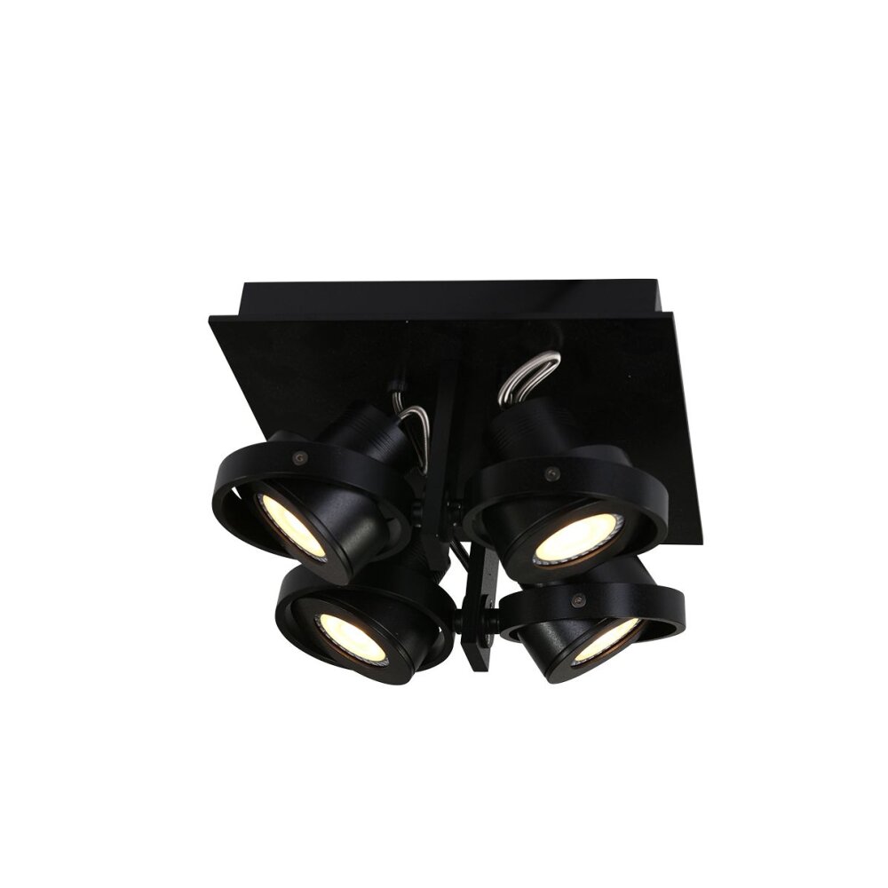 Steinhauer MEXLITE Deckenleuchten Schwarz, 4-flammig main product photo
