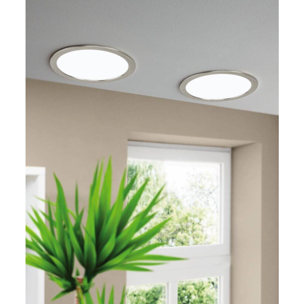 Eglo Leuchten FUEVA-Z Einbauleuchte LED Nickel-Matt, 1-flammig main product photo