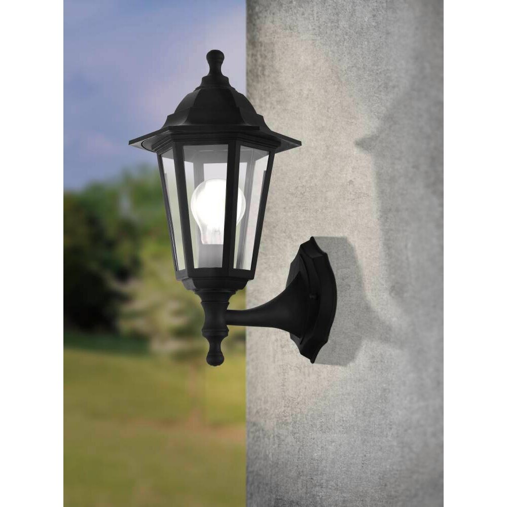 Eglo Leuchten DUANERA Außenwandleuchte Schwarz, 1-flammig main product photo