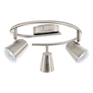 Eglo TRAVALE Deckenleuchte LED Nickel-Matt, 3-flammig