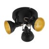 Eglo THORNTON Deckenleuchte Gold, Schwarz, 3-flammig