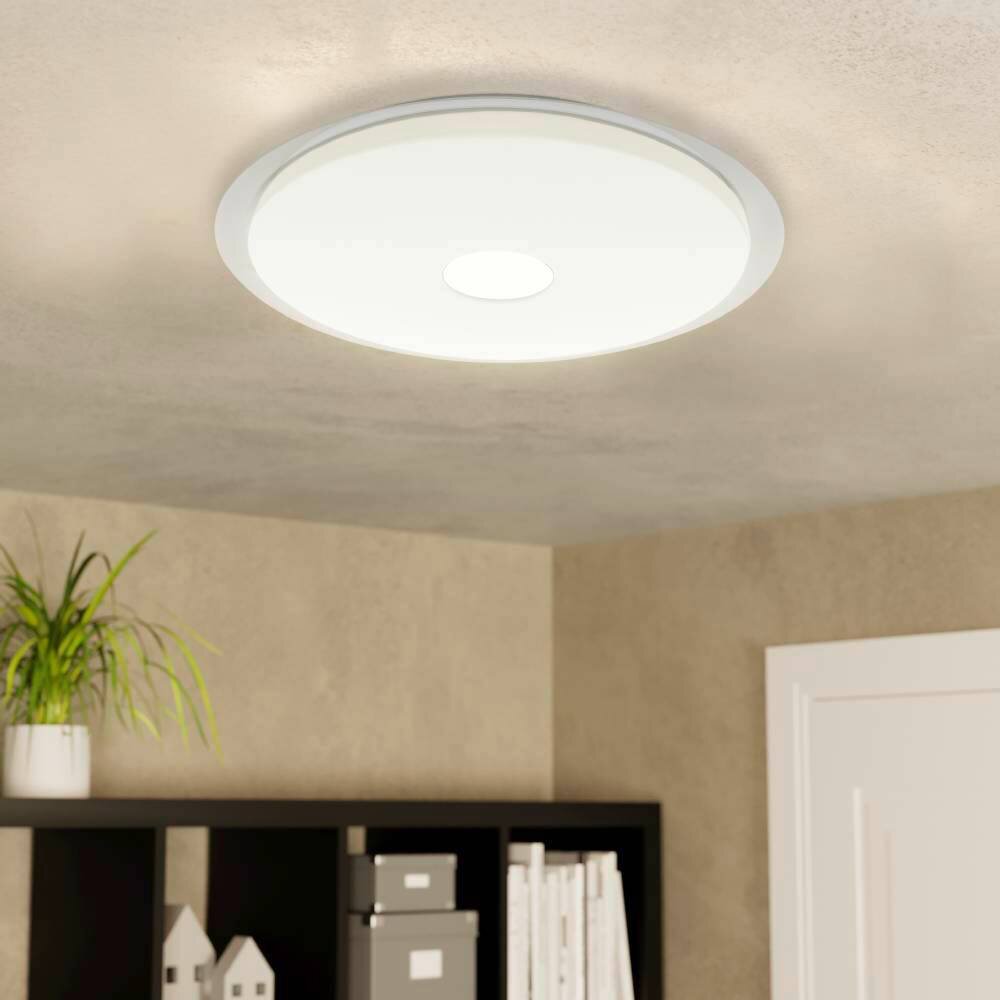 Eglo IGROKA Deckenleuchte LED Weiß, 1-flammig, Fernbedienung main product photo