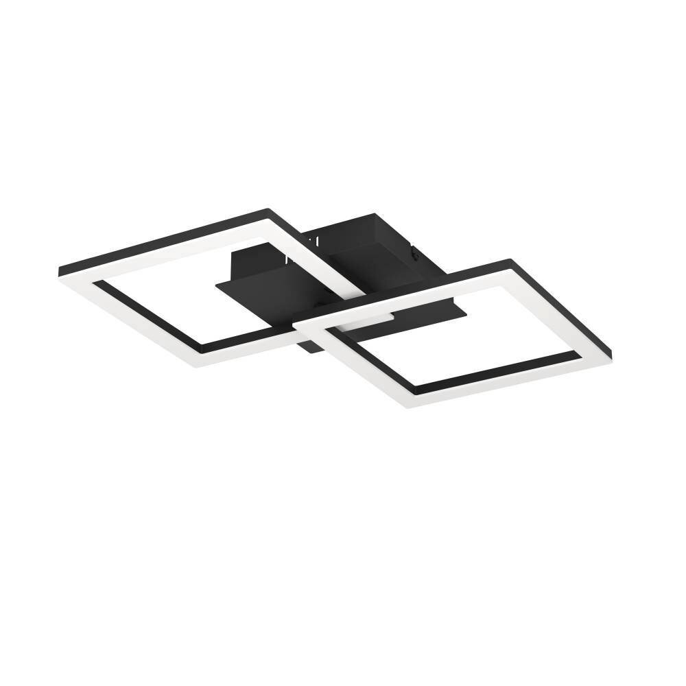 Eglo RGBIC Deckenleuchte LED Schwarz, 2-flammig, Fernbedienung, Farbwechsler main product photo