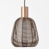Brilliant Wallace Pendelleuchte Mokka, 3-flammig