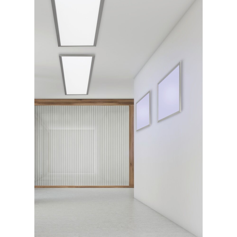 Trio Leuchten WIZ GRIFFIN Deckenleuchte LED Nickel-Matt, 1-flammig, Fernbedienung, Farbwechsler main product photo