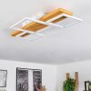 Pompu Deckenleuchte LED Naturfarben, Weiß, 1-flammig
