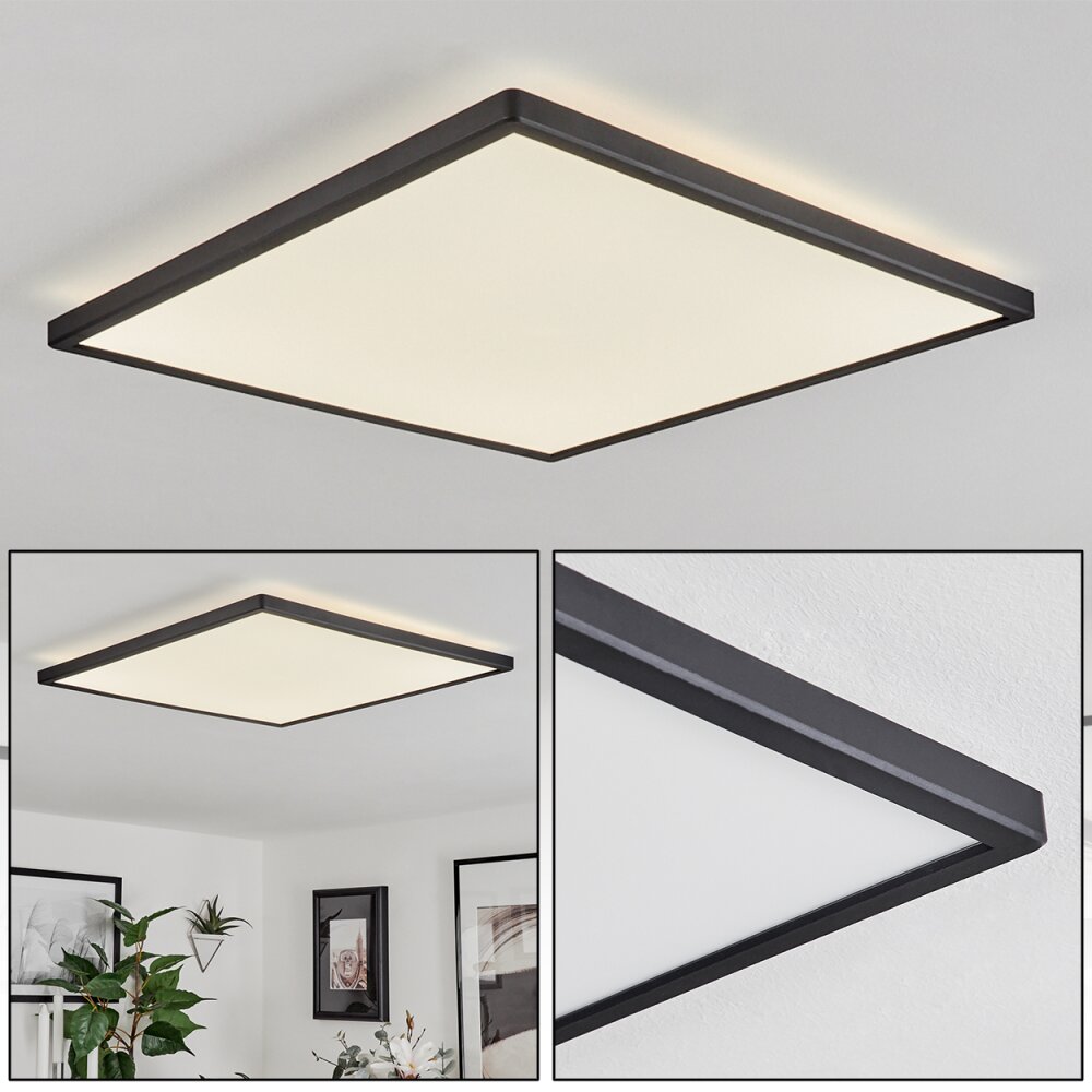 Folgares Deckenpanel LED Schwarz, 1-flammig main product photo