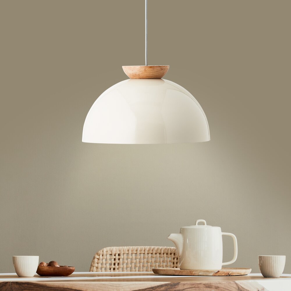 Brilliant Nalam Pendelleuchte Naturfarben, Weiß, 1-flammig main product photo