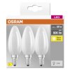 OSRAM CLASSIC B 3er Set LED E14 5,5 Watt 2700 Kelvin 806 Lumen