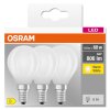 OSRAM CLASSIC P 3er Set LED E14 5,5 Watt 2700 Kelvin 806 Lumen