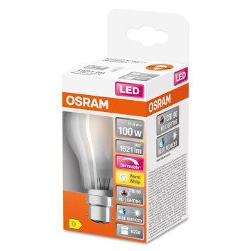 OSRAM SUPERSTAR LED B22d 11 Watt 2700 Kelvin 1521 Lumen