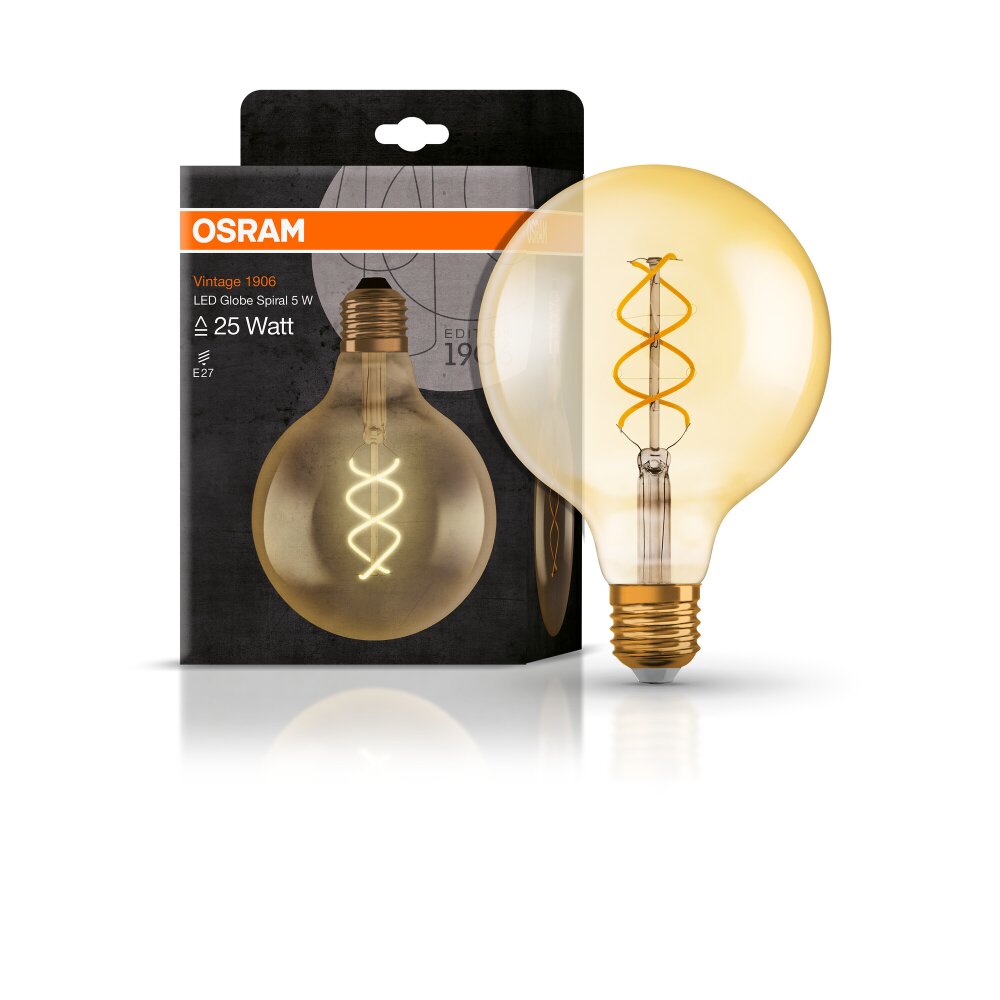 OSRAM Vintage 1906® LED E27 4 Watt 2000 Kelvin 300 Lumen main product photo