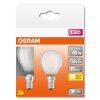 OSRAM LED Retrofit 2er Set E14 4 Watt 2700 Kelvin 470 Lumen