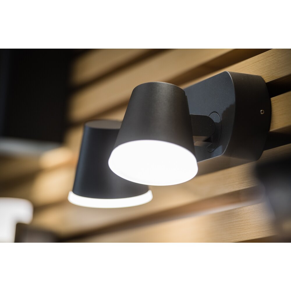 LEDVANCE ENDURA® Außenwandleuchte Grau, 2-flammig main product photo
