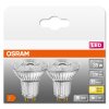 OSRAM LED STAR 2er Set GU10 2,6 Watt 2700 Kelvin 230 Lumen