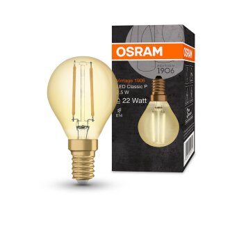 OSRAM Vintage 1906® LED E14 2,5 Watt 2400 Kelvin 220 Lumen