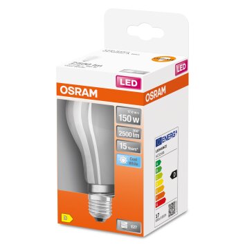 OSRAM LED Retrofit E27 17 Watt 4000 Kelvin 2452 Lumen OSRAM LED Retrofit E27 17 Watt 4000 Kelvin 2452 Lumen