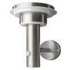 LEDVANCE ENDURA® Solar-Außenwandleuchte Edelstahl, 1-flammig, Bewegungsmelder LEDVANCE ENDURA® Solar-Außenwandleuchte Edelstahl, 1-flammig, Bewegungsmelder