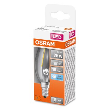 OSRAM LED Retrofit E14 2,5 Watt 4000 Kelvin 250 Lumen OSRAM LED Retrofit E14 2,5 Watt 4000 Kelvin 250 Lumen