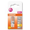 OSRAM LED PIN 2er Set G9 2,6 Watt 2700 Kelvin 320 Lumen