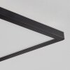 Sasinhosa Deckenpanel LED Schwarz, 1-flammig, Fernbedienung
