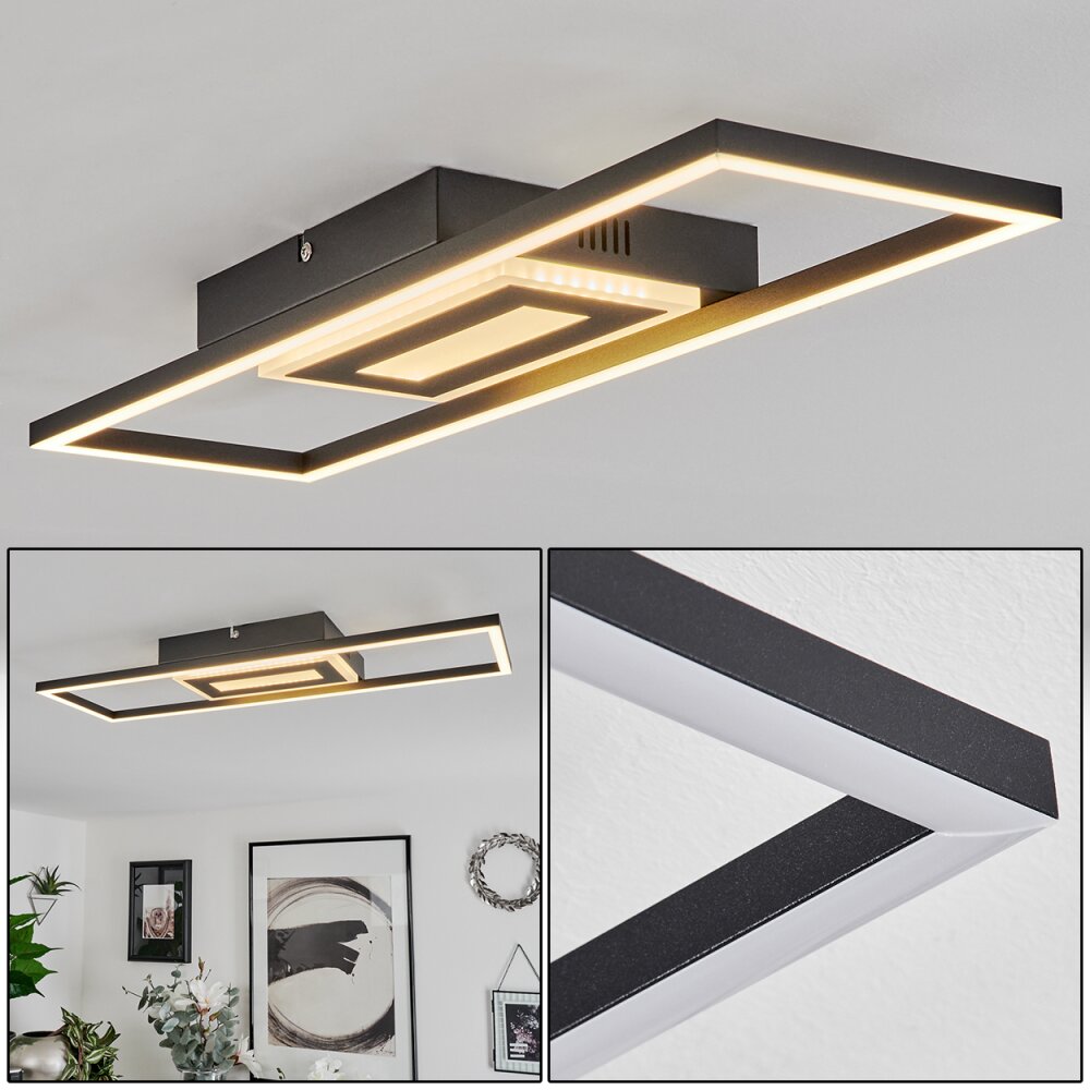 Vaseux Deckenleuchte LED Schwarz, Weiß, 1-flammig main product photo
